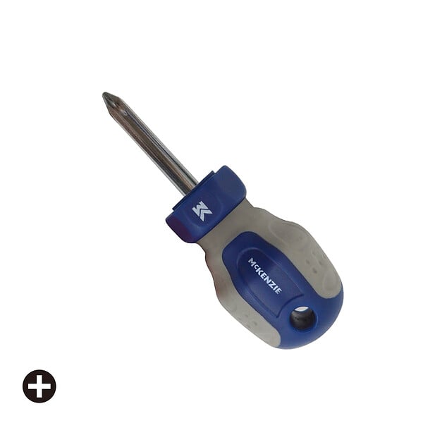 MC KENZIE - Tournevis boule PH bi-matière - 2x38mm - large