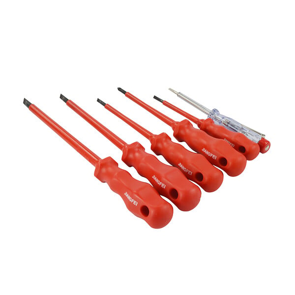 GO/ON - Lot de 6 Tournevis isolés - large