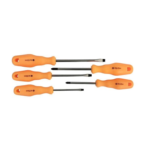 GO/ON - Lot de 5 tournevis bois 1er Prix - large
