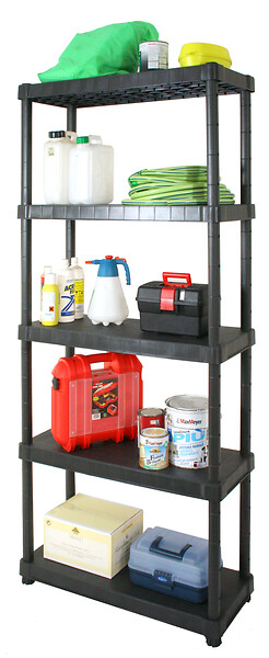 PLASTICA ALTOSELE - Etagère Urano+ - 5 tablettes - 40x90x188cm - Pour 400kg - large