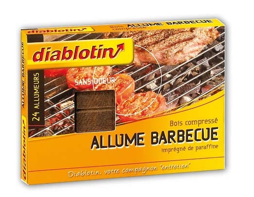 DIABLOTIN - allume barbecue cubes de bois compressé - large