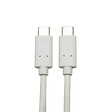 ISIUM - Câble usb type c blanc 1m compatible pd 3a - vignette
