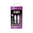 ISIUM - Câble usb type c blanc 1m compatible pd 3a - vignette