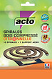 ACTO - Spirales bois compressé citronnelle - vignette