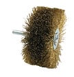 TIVOLY - Brosse circulaire fil acier laitonné D80x33 - vignette