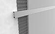MAT INTER - Profile deco 7mm listel 20mm alu argent mat 2m50 - vignette