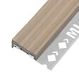 MAT INTER - Profile nez de marche 1- 1mm ndm droit mix matiere ivoire-beige 2m50 - vignette