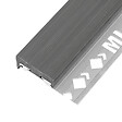 MAT INTER - Profile nez de marche 11mm ndm droit mix matiere gris 2m50 - vignette
