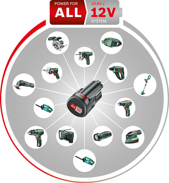 BOSCH - Perforateur sans-fil UNEO 12V 1 batterie 2.5Ah - large