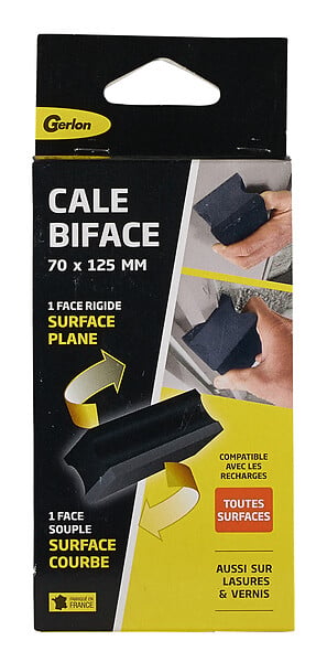GERLON - Cale Biface 70x125mm - large