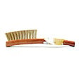 GERLON - Brosse allongee a manche - acier laitonne - vignette