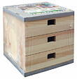 ASTIGARRAGA KIT LINE - Bloc Dinamic en pin avec 3 tiroirs 36.2x36.2x33cm - vignette