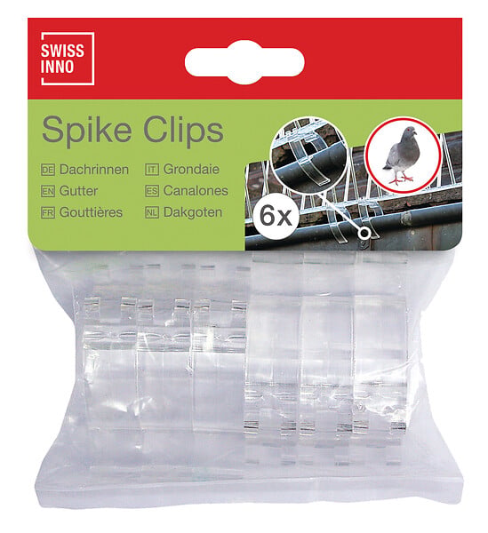 SWISSINNO - Clips de fixation des barrières anti-pigeons x6 - large