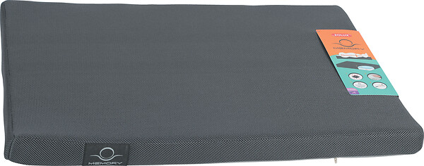 ZOLUX - Matelas pour chien déhoussable - Mémoire de forme - Gris - 110cm - large