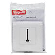 LEGRAND - Prise téléphone en T Mosaic blanc avec plaque - vignette