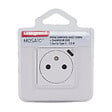LEGRAND - Prise de courant Surface Mosaic avec chargeur Type-C 2 modules - blanc - vignette