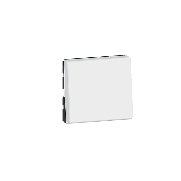 LEGRAND - Interrupteur ou va-et-vient Mosaic Easy-Led 10A 2 modules - blanc - large
