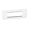 LEGRAND - Plaque Mosaic avec support pour 6 modules montage horizontal - blanc - vignette