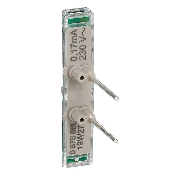 LEGRAND - Voyant lumineux Mosaic Easy-Led 230V avec repère gris - large