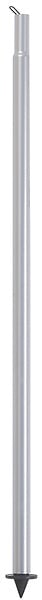 JARDILINE - Mât acier D 20mmxh.2.70m pour voile d'ombrage Jardiline - large