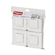 LEGRAND - Lot de 4 interrupteurs Mosaic 10A blanc complet avec plaque - vignette