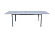 MODE DE VIE - Table de jardin Nikitha 2 - Aluminium - Gris anthracite - 8 personnes - vignette