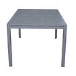 MODE DE VIE - Table de jardin Nikitha 2 - Aluminium - Gris anthracite - 8 personnes - vignette