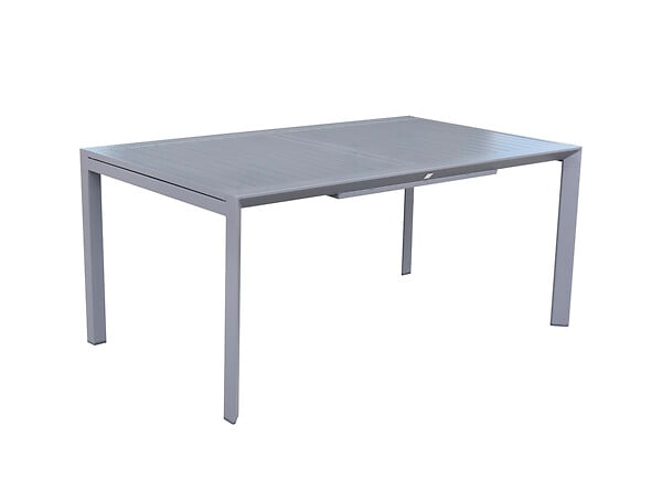 MODE DE VIE - Table de jardin Nikitha 2 - Aluminium - Gris anthracite - 8 personnes - large