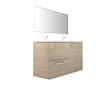 VIF - Meuble de salle de bain - Chêne clair  - L120xP45cm - vignette