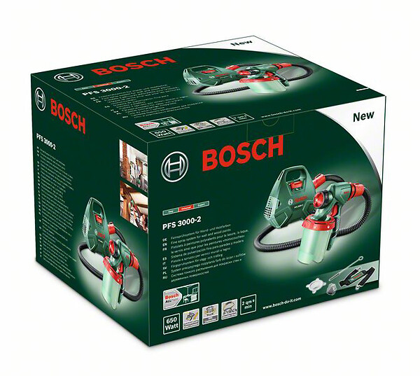 BOSCH - Pistolet à peinture -  650W - large