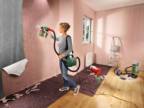 BOSCH - Pistolet à peinture -  650W - large