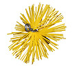 COTEKA - Herrison carré - Nylon - Jaune - D200mm - vignette