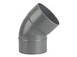 WAVIN - Coude PVC évacuation bâtiment MF 45° DN125 - vignette