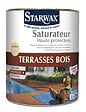 STARWAX - Saturateur haute protection terrasses bois incolore 1L - vignette