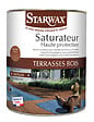 STARWAX - Saturateur Application facile pour terrasses - Bois teck - 2.5L - vignette