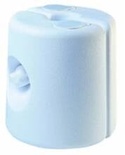 EDA - Pied de Tonnelle pour tige blanc - large