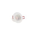 XANLITE - Spot LED intégré encastrable orientable, blanc + RVB, 6,8W, équivalent 40W, 345 lm, blanc chaud, 3000K, angle 100°, pilotable par télécommande - vignette
