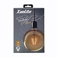 XANLITE - Ampoule déco LED globe B125 à filament, culot E27, 3,8W, 350 lm, équivalent 30W, lumière très chaude, 1800K, angle 320°, verre ambré, durée de vie 15000 h, classe énergétique A+ - vignette