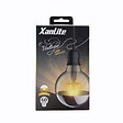 XANLITE - Ampoule LED G95 vintage silver top, culot E27, 8W, équivalent 60W, blanc chaud, 2600K, angle 320°, globe décoratif, éclairage doux et homogène - vignette