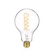 XANLITE - Ampoule filament LED goutte décorative, culot E27, 4W, équivalent 27W, lumière ultra chaude, 1700K, angle 320°, verre transparent, durée de vie 15000 h, classe énergétique A+ - vignette