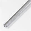 ALFER - U profilé 10x22.5x1.5mm aluminium anodisé argent 2m - vignette
