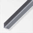 ALFER - U carré 7.5mm aluminium brut 2.5m - vignette