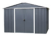 YARDMASTER - Abri de jardin 1013AEYZ - Métal - Anthracite - 10.76m2 - vignette