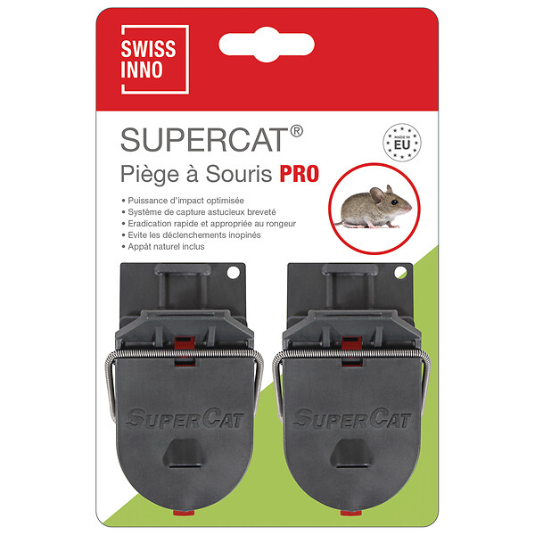 SWISSINNO - Piège à Souris PRO SuperCat par 2 - large