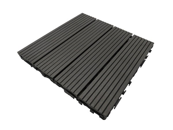XYLTECH - Caillebotis Classic - Composite - Maduro - 30x30cm - large