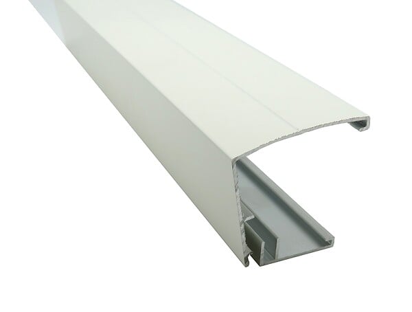 PROFILES - Profil vissable bordure - Blanc - 3m - large