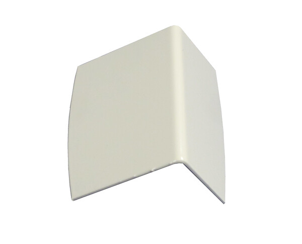 PROFILES - Lot de 7 arrêts de plaque vissable blanc 16-32mm - large