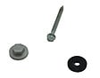 PROFILES - Kit de 50 fixations pour profil vissable 16mm aluminium - vignette