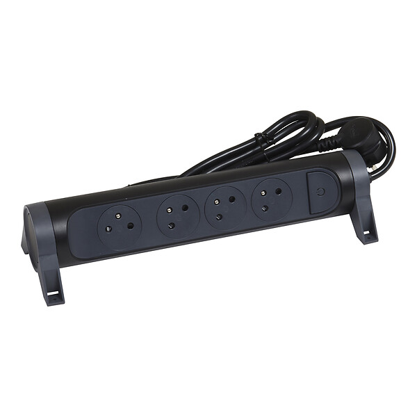 LEGRAND - Multiprise 4 prises rotative cable 3 mètres et 1,5MM - large