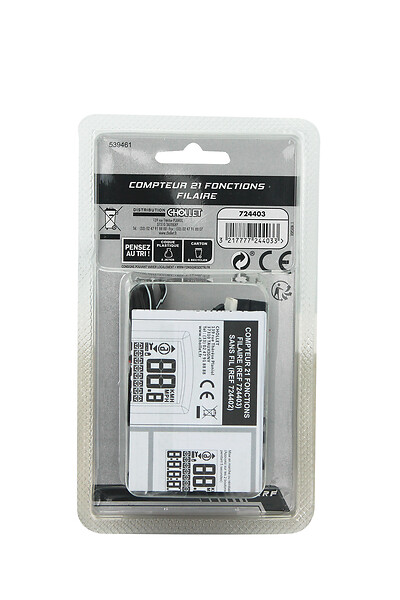 PERF - compteur 21 fonctions filaire - large